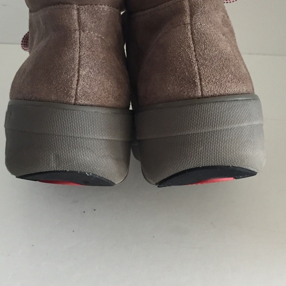 Fitflop Women's Chuk Kamoc Suede Ankle Boots Chukka Booties Lace-Up Size 5 EUC - Picture 8 of 13